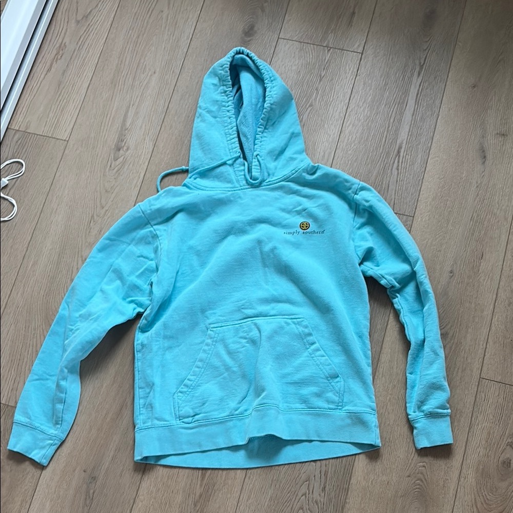 Simply Southern Aqua Hoodie